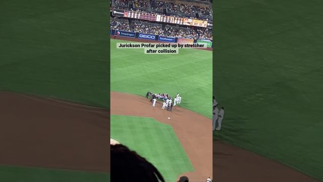 😱Jurickson Profar Injury(stretcher came out)