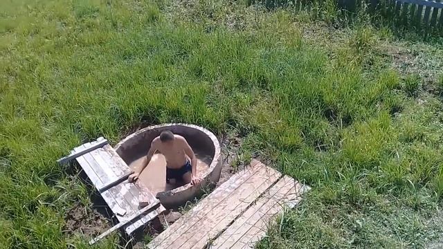 Газобетон. Армирование кладки. Подъём стен.  стройка #3 смотреть онлайн