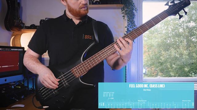 How to play the "Feel Good Inc." riff by Gorillaz | RIFF OF THE WEEK смотреть онлайн