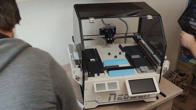 Залипательная распаковка для фанатов. Интересное устройство в мастерской. Новый станок. смотреть онлайн