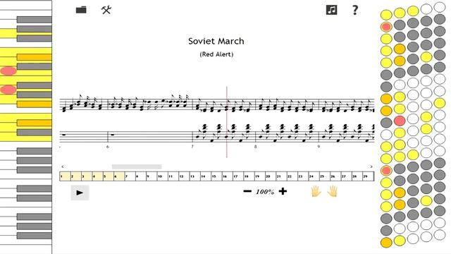 как играть на аккордеоне Soviet March Red Alert смотреть онлайн