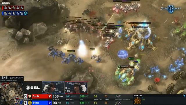 StarCraft II Stats vs ByuN [PvT] Quarterfinal IEM Katowice 2017 смотреть онлайн