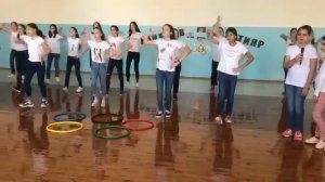 Спортивный флешмоб «Герои спорта», в рамках чествования олимпийского чемпиона Бахтияра Ахмедова.