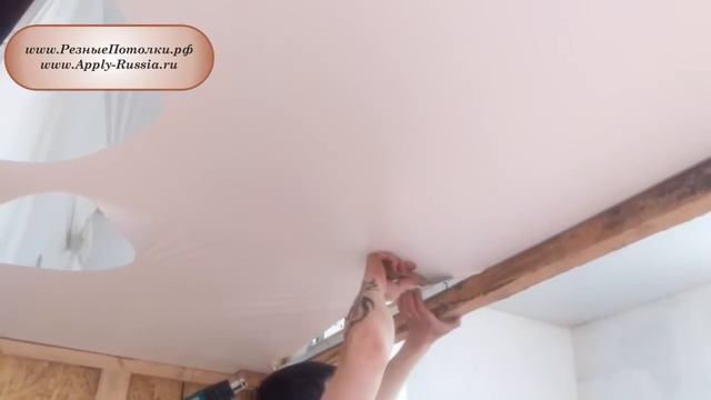 Монтаж резного потолка Apply смотреть онлайн