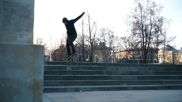 Берёзовый скейт из самодельной бетонной DIY прессформы.