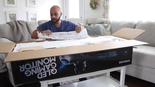 HDR Samsung 49" CHG90 Super Ultrawide QLED Gaming Monitor | UNBOXING смотреть онлайн