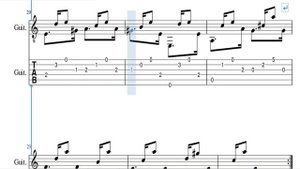 Dionisio Aguado - Allegro Moderato No.13 ( 25 pieces ) with TAB Guitar