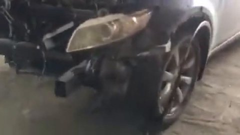 В разборе Инфинити FX45 S50 2003-2007 4.5 315л.с. VK45DE / АКПП американец 4WD 2003г.