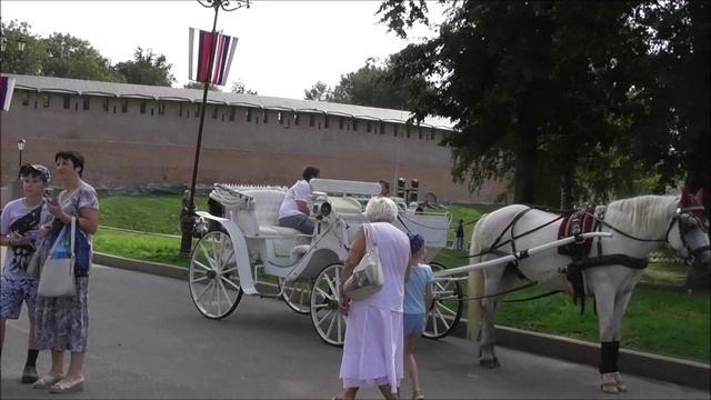 развлечения в Великом Новгороде, прогулки на лошадях и запряженных каретах