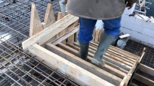 Монолитная лестница в доме из газоблока. Как сделать лестницу.Недостатки. Кладка газоблока от А до