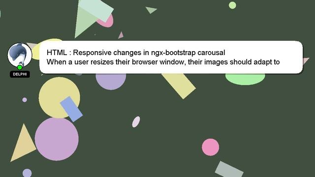 HTML : Responsive changes in ngx-bootstrap carousal смотреть онлайн