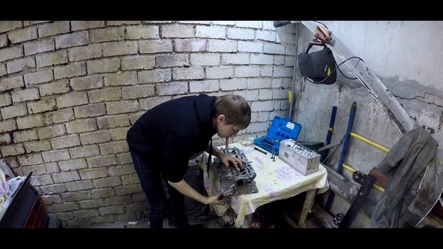 Сборка ГБЦ для турбо шеснаря в е30 бмв + доработка охлаждения