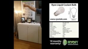 Ryon Liquid Coolant LED Bulb