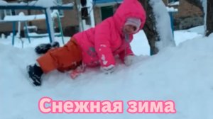 Снежная зима