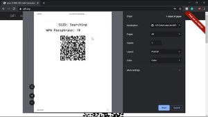 Make a QR Code your WiFi Password!