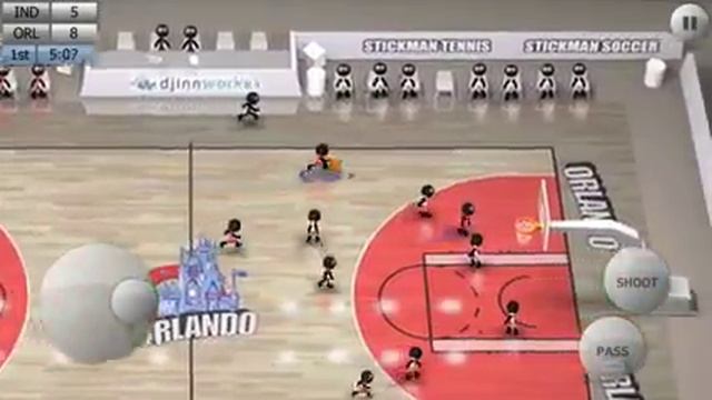 [Stickman Basketball] That's how to shoot like curry in stickman basketball смотреть онлайн
