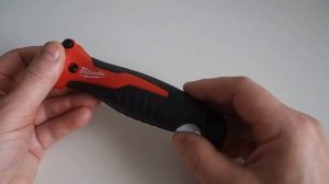 Складная универсальная ножовка Milwaukee 48220305. Пилит всё!  Обзор, совет.
