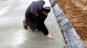 Кабель КДБС для нагрева плитного фундамента  зимою. Минская обл.