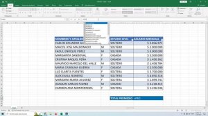 COMO CALCULAR EL PROMEDIO DE CELDAS FILTRADAS EN EXCEL.