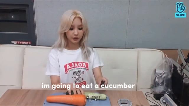 Soyeon VS vegetables