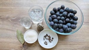 Терн маринованный на зиму