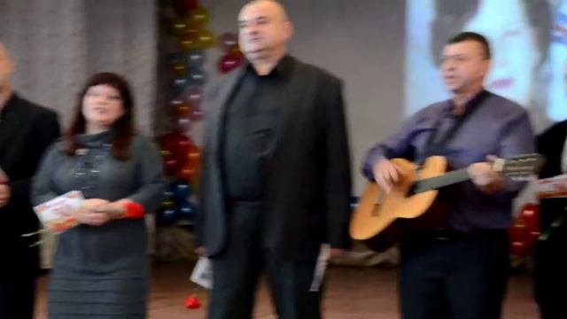 Выступление выпускников 1986 года на юбилее школы