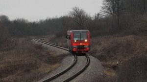 Рельсовый автобус РА1-0081 сообщением Курск — Ливны-1