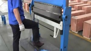 Листогиб ручной трех сегментный PBB1020 3SH Процесс работы
