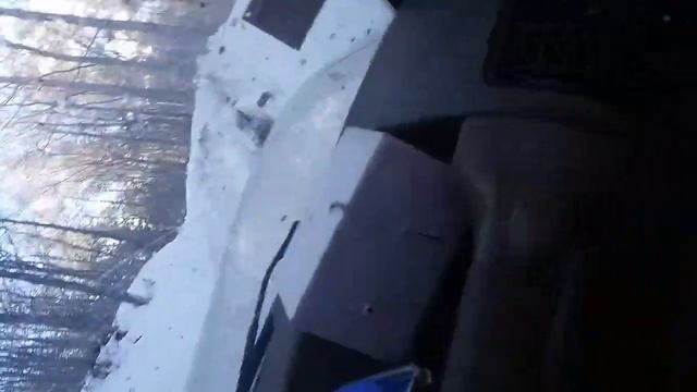 С един НАВЕС в снега