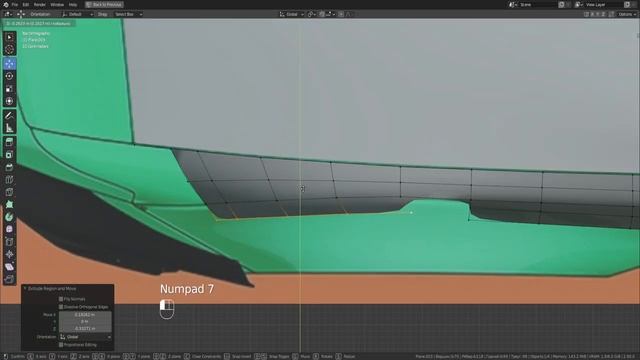 Моделирую стилевую Nissan 180sx в обвесах Rocket Bunny. Blender 3D. Часть 1. смотреть онлайн