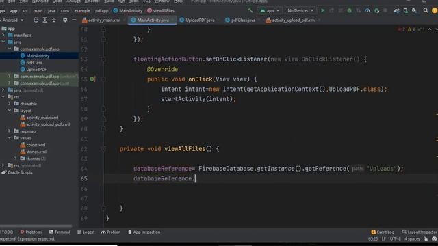How to Retrieve/Fetch PDF Files from Firebase Storage and Display in Android|2022|FirebaseTutorial