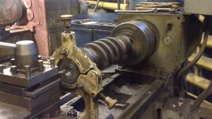 Проточка коленвала.