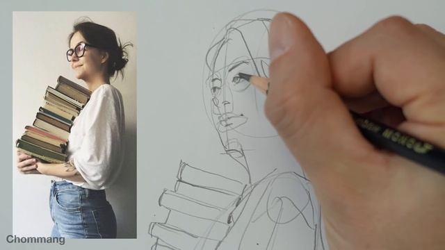 Pencil drawing 4B / Croquis Sketch / Figure drawing смотреть онлайн