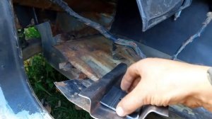 Suzuki Escudo, кузовные работы, часть 2