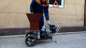 самодельный садовый измельчитель