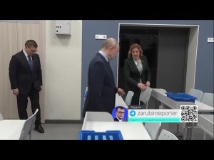 Тест-драйв мебели производства МК "Финист" президентом В.В. Путиным