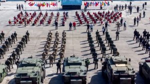 Наведение понтонной переправый с помощью установки амфибии М3 | Техника