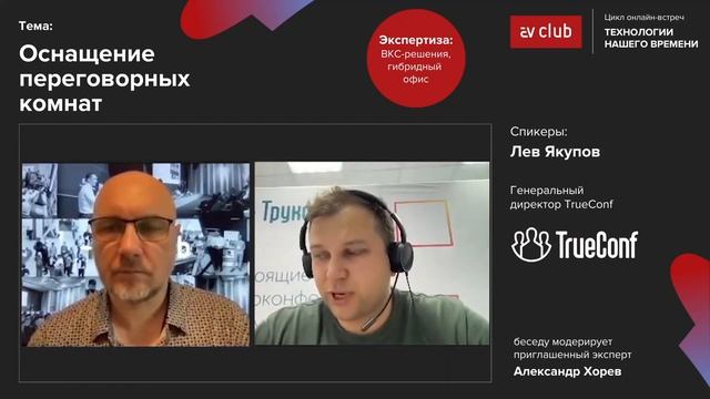 Видеоконференцсвязь в переговорных комнатах