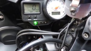 Прогрев Yamaha r6 2002.