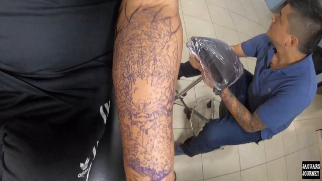 Jaguar Tattoo At Abisal Studio Colombia смотреть онлайн