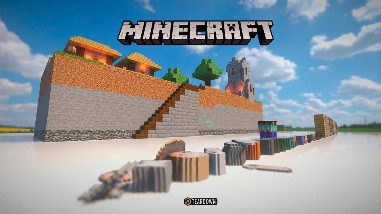 Minecraft Island in | Teardown смотреть онлайн