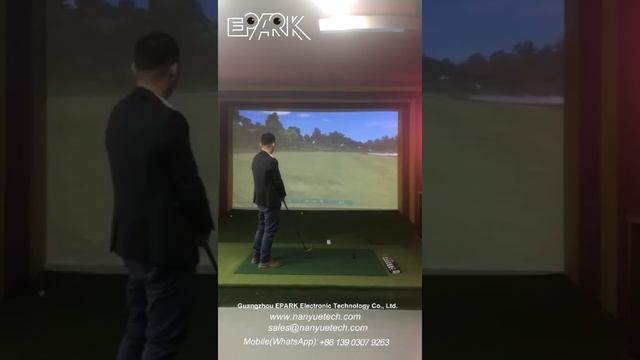 EPARK Indoor playground, wall interactive projection game, immersive interactive golf game