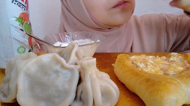 МУКБАНГ | Хинкали, хачапури по аджарский |Асмр | ИТИНГ ? смотреть онлайн