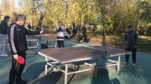 Турнир 16.10.22.страшный сон Сан Саныча vs Талант. Черкизовский парк настольный теннис.