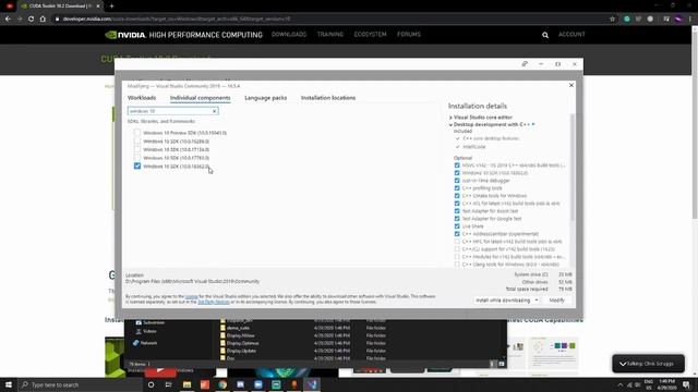 CUDA Installation Visual Studio Integration Fix смотреть онлайн