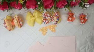 DIY CHANTERELLE BOWS/МК БАНТИКИ ЛИСИЧКИ/ А КАКИЕ ВЫБЕРИТЕ ВЫ?/ КАБОШОНЫ ИЗ ПОЛИМЕРНОЙ ГЛИНЫ