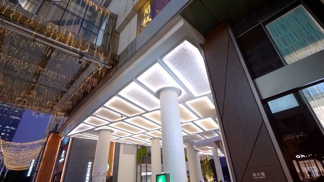 Night Walk In Tianhe District | The Best Skyline Of Guangzhou | 广州天河区夜景 смотреть онлайн