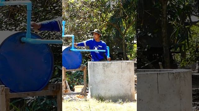 Trick Free electricity | I turn PVC pipe into a water pump at home free no need electricity power