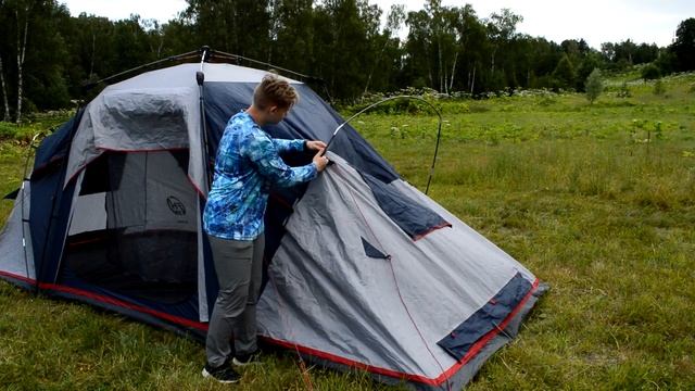 Полуавтоматическая кемпинговая палатка Antares 4 смотреть онлайн