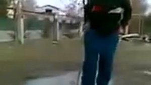 Серёга сел жопой в лужу!!!Смотреть до конца